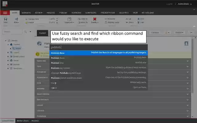 Sitecore-Erweiterungen aus dem Chrome-Webshop, die mit OffiDocs Chromium online ausgeführt werden sollen