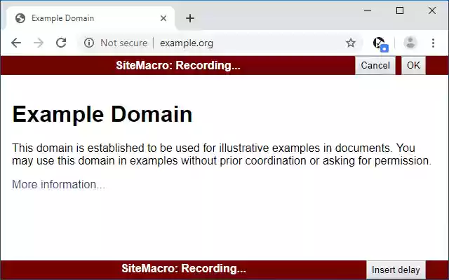 SiteMacro  from Chrome web store to be run with OffiDocs Chromium online
