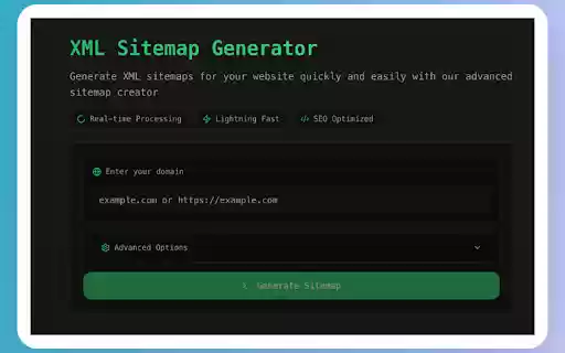 Sitemap Generator Tool  from Chrome web store to be run with OffiDocs Chromium online