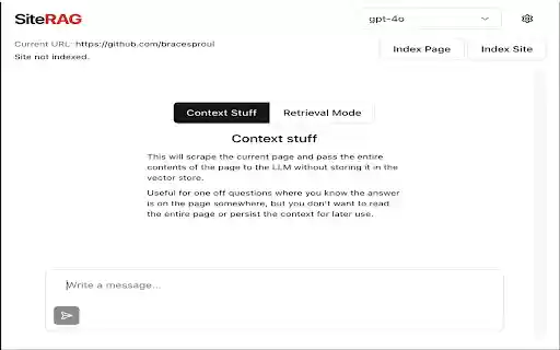 Site RAG  from Chrome web store to be run with OffiDocs Chromium online
