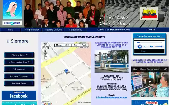 Sitio Oficial Fundacion Radio Maria from Chrome web store to be run with OffiDocs Chromium online Sitio Oficial Fundacion Radio Maria from Chrome web store to be run with OffiDocs Chromium online