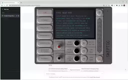 Skeptic AI ChatGPT Bias Analysis  from Chrome web store to be run with OffiDocs Chromium online