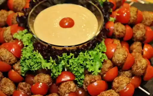 Skewered meatballs  from Chrome web store to be run with OffiDocs Chromium online