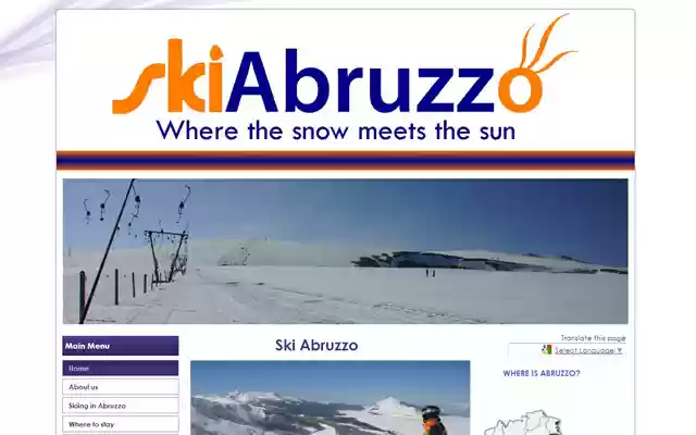 Ski Abruzzo from Chrome web store to be run with OffiDocs Chromium online Ski Abruzzo from Chrome web store to be run with OffiDocs Chromium online
