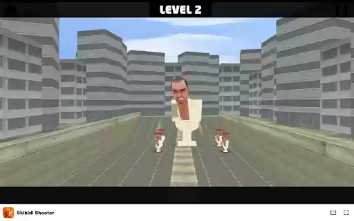 Skibidi Shooter Action  Arcade  Shooting  Funny Game  from Chrome web store to be run with OffiDocs Chromium online