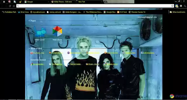 Skillet Theme  from Chrome web store to be run with OffiDocs Chromium online