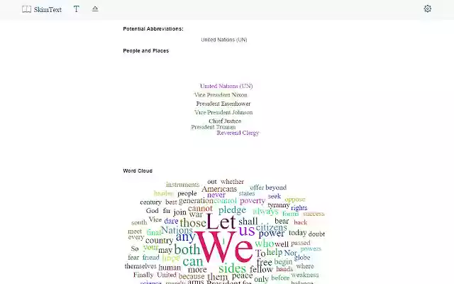 SkimText from Chrome web store to be run with OffiDocs Chromium online SkimText from Chrome web store to be run with OffiDocs Chromium online