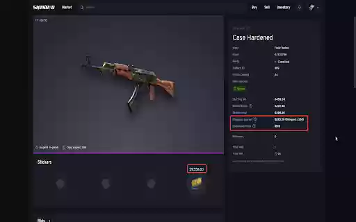 Skinbid x Pricempire from Chrome web store to be run with OffiDocs Chromium online Skinbid x Pricempire from Chrome web store to be run with OffiDocs Chromium online