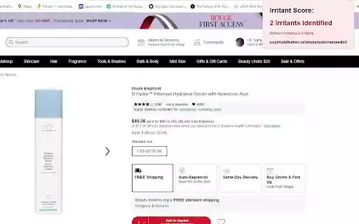 Skin Irritant Scanner  from Chrome web store to be run with OffiDocs Chromium online