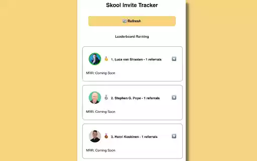 Skool Invite Tracker  from Chrome web store to be run with OffiDocs Chromium online
