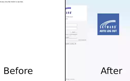 SkywardAutoLogOut  from Chrome web store to be run with OffiDocs Chromium online