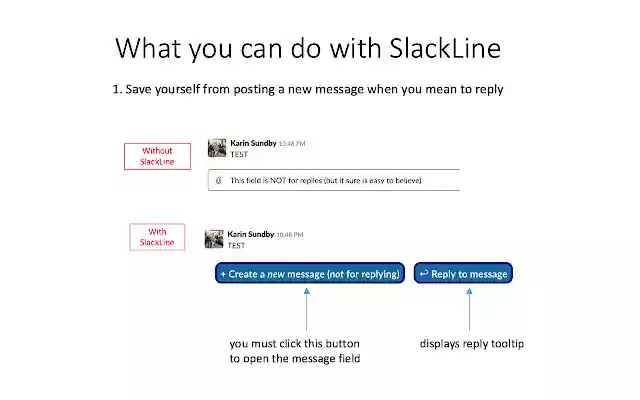 SlackLine  from Chrome web store to be run with OffiDocs Chromium online
