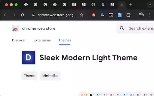 Sleek Dark Modern Theme  from Chrome web store to be run with OffiDocs Chromium online