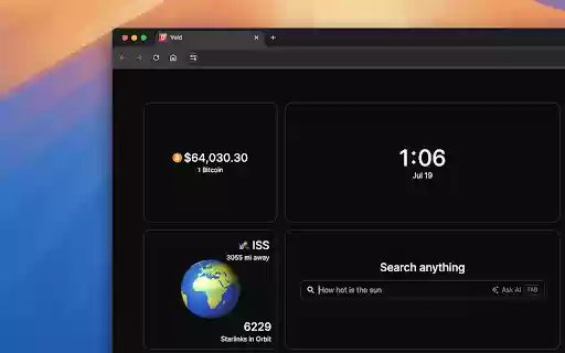 Slice New Tab Customize, Monetize, Earn  from Chrome web store to be run with OffiDocs Chromium online