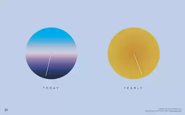 Slow Time New Tab  from Chrome web store to be run with OffiDocs Chromium online