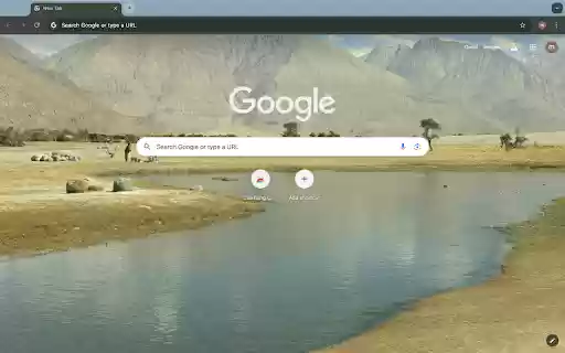small river and steppe  from Chrome web store to be run with OffiDocs Chromium online