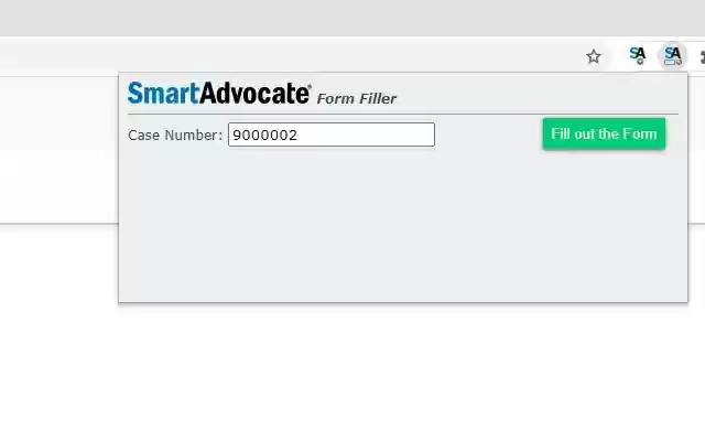 SmartAdvocate Form Filler from Chrome web store to be run with OffiDocs Chromium online SmartAdvocate Form Filler from Chrome web store to be run with OffiDocs Chromium online