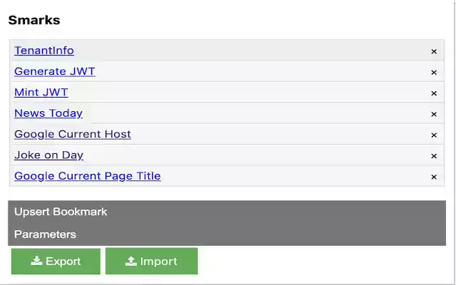 Smart Bookmark  from Chrome web store to be run with OffiDocs Chromium online