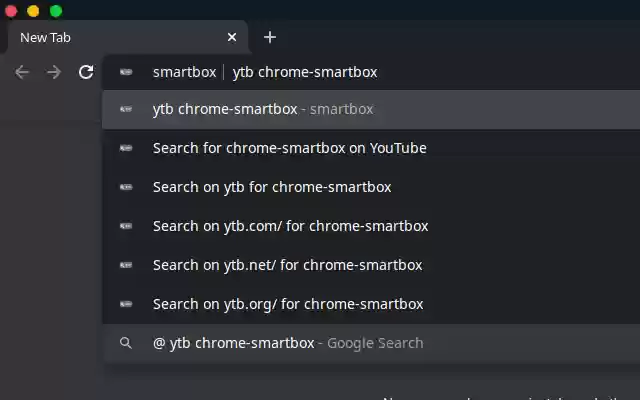 smartbox: Smart Searching  from Chrome web store to be run with OffiDocs Chromium online