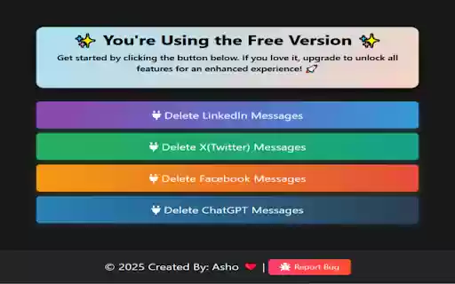 Smart Chats Clean Lnkdn,Facebook,X,ChtGPT  from Chrome web store to be run with OffiDocs Chromium online