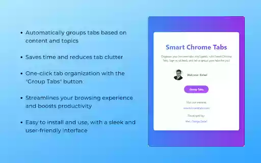 Smart Chrome Tabs  from Chrome web store to be run with OffiDocs Chromium online