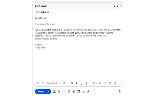SmartEmail AI  from Chrome web store to be run with OffiDocs Chromium online