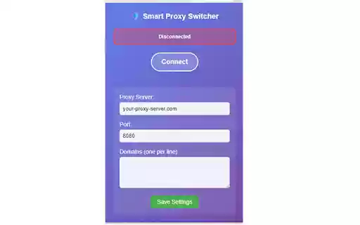 Smart Proxy Switcher  from Chrome web store to be run with OffiDocs Chromium online