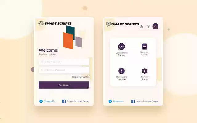 SmartScripts  from Chrome web store to be run with OffiDocs Chromium online