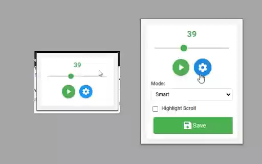 Smart Scroller  from Chrome web store to be run with OffiDocs Chromium online