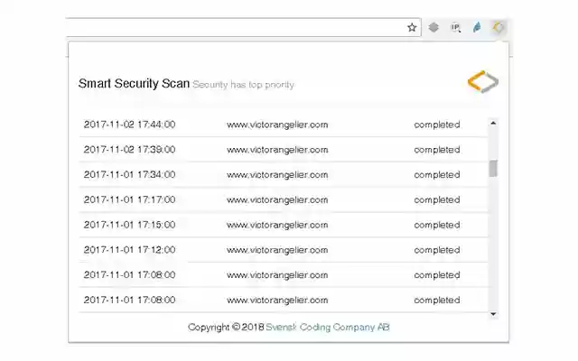 Smart Security Scan  from Chrome web store to be run with OffiDocs Chromium online