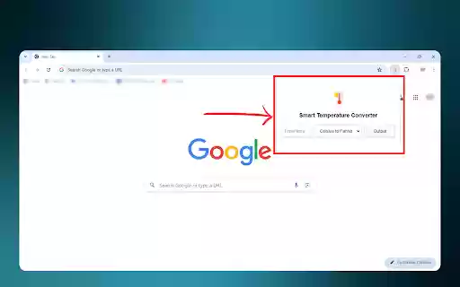 Smart Temperature Converter  from Chrome web store to be run with OffiDocs Chromium online