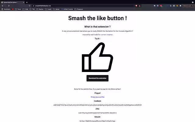 Smash !!  from Chrome web store to be run with OffiDocs Chromium online