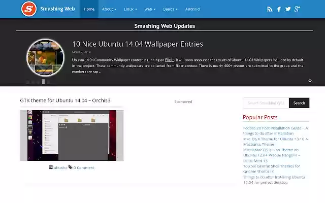 Smashing Web Info from Chrome web store to be run with OffiDocs Chromium online Smashing Web Info from Chrome web store to be run with OffiDocs Chromium online