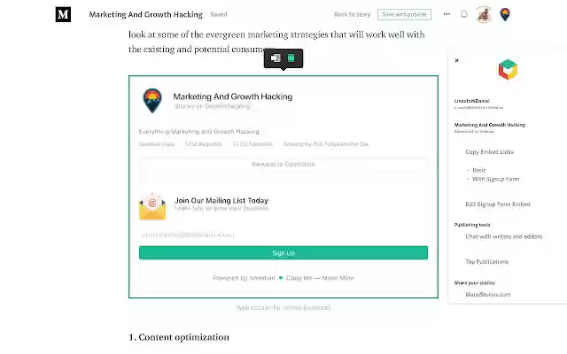 Smedian Network  from Chrome web store to be run with OffiDocs Chromium online
