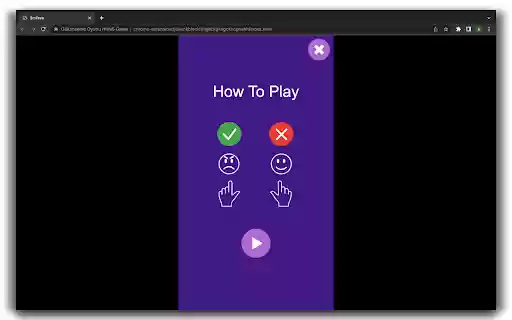 Smiles Game HTML5 Game  from Chrome web store to be run with OffiDocs Chromium online
