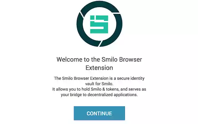 Smilo Browser Extension  from Chrome web store to be run with OffiDocs Chromium online