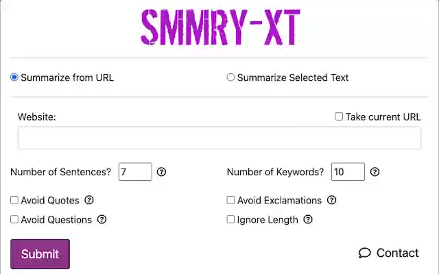 SMMRY XT from Chrome web store to be run with OffiDocs Chromium online SMMRY XT from Chrome web store to be run with OffiDocs Chromium online