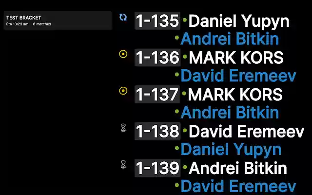 Smoothcomp Judo Ladder  from Chrome web store to be run with OffiDocs Chromium online