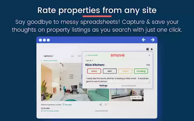 smove  from Chrome web store to be run with OffiDocs Chromium online