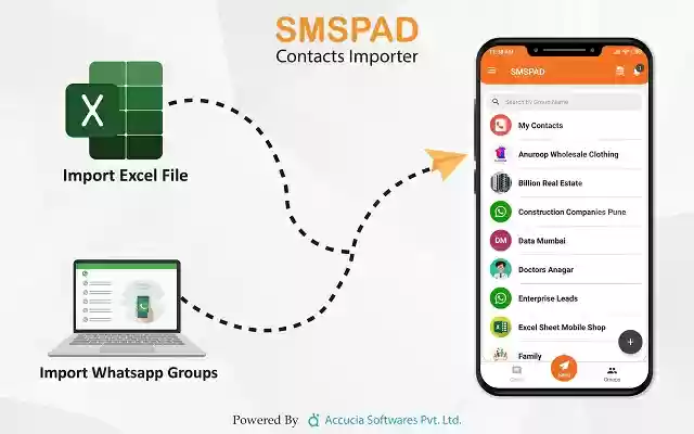 SMSPAD Contacts Importer from Chrome web store to be run with OffiDocs Chromium online SMSPAD Contacts Importer from Chrome web store to be run with OffiDocs Chromium online
