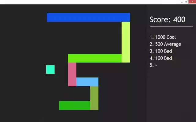 Snake Color  from Chrome web store to be run with OffiDocs Chromium online