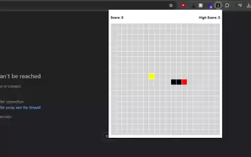 Snake Lite  from Chrome web store to be run with OffiDocs Chromium online