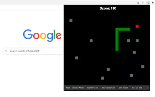 Snake vs Block Game  from Chrome web store to be run with OffiDocs Chromium online