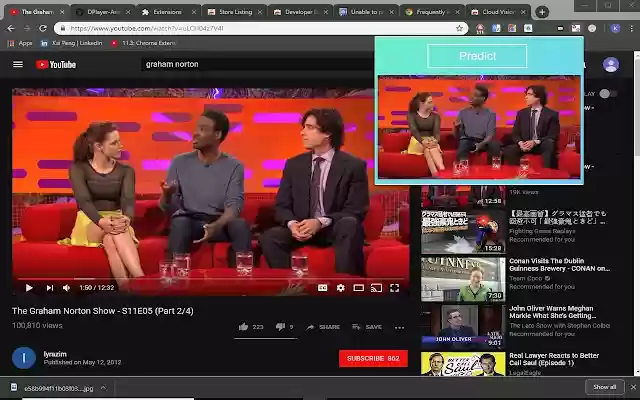 Snap and ClarifAI  from Chrome web store to be run with OffiDocs Chromium online