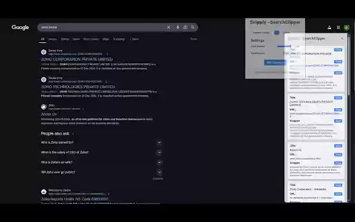 Snipply SearchClipper  from Chrome web store to be run with OffiDocs Chromium online