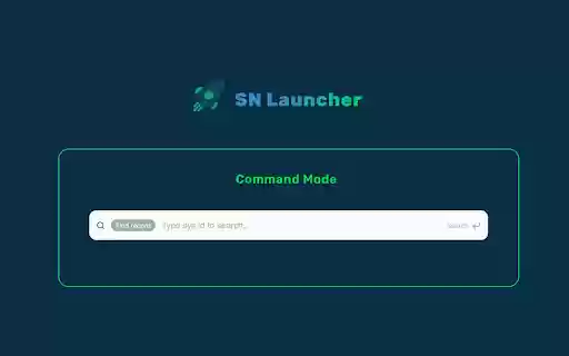 SN Launcher ServiceNow utility tool from Chrome web store to be run with OffiDocs Chromium online SN Launcher ServiceNow utility tool from Chrome web store to be run with OffiDocs Chromium online