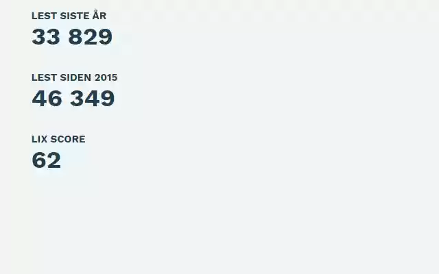 SNL LIX verktøy from Chrome web store to be run with OffiDocs Chromium online SNL LIX verktøy from Chrome web store to be run with OffiDocs Chromium online