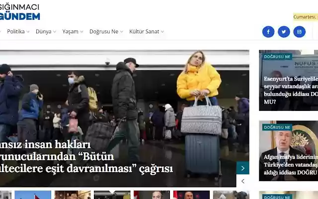 Sığınmacı Gündem  from Chrome web store to be run with OffiDocs Chromium online