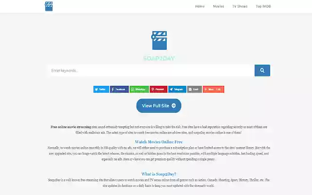 SOAP2DAYHD from Chrome web store to be run with OffiDocs Chromium online SOAP2DAYHD from Chrome web store to be run with OffiDocs Chromium online
