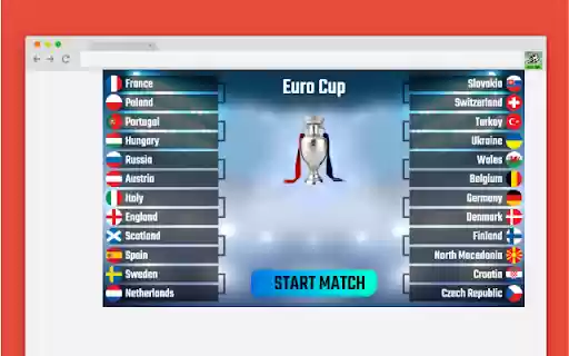 Soccer Skills Euro Cup Unblocked  from Chrome web store to be run with OffiDocs Chromium online